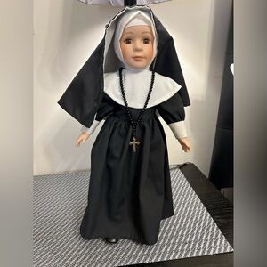 Vintage Chadwick-Miller 16” Collectible Genuine Porcelain Nun Doll